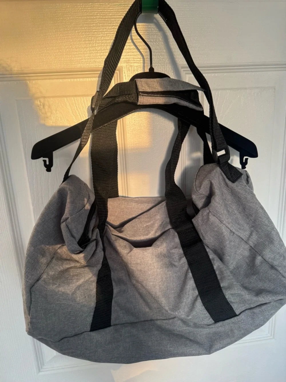 Gray Weekend Duffel Bag - Lightweight Travel Tote